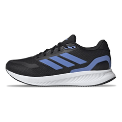 Adidas Mens Black Run Falcon 5 'Blue Fusion' Sneakers, JR5522