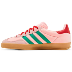 Adidas Womens Pink Gazelle Indoor 'Glow Pink Court Green' Sneakers,' JI2713