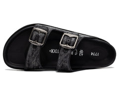 Birkenstock Arizona TEX Aged Velvet Black 1774