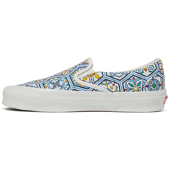 Vans Mens Blue KITH x Vans Classic Slip-On Sneakers, VN0A45JK2CM