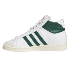 Adidas Mens White Jabbar High Sneakers, JI3444