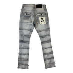 Kids FWRD DENIM CO. Patchwork True Stacked Denim Jeans