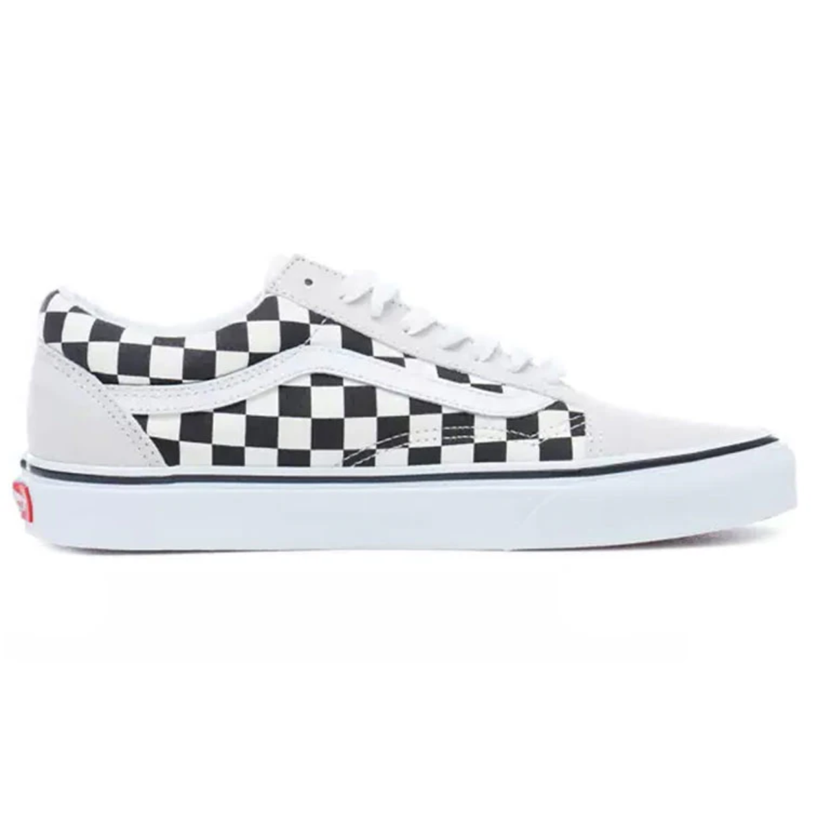 Vans Men's Old Skool Sneakers, White / Black Checkerboard, VN0A38G127K