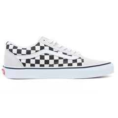 Vans Men's Old Skool Sneakers, White / Black Checkerboard, VN0A38G127K