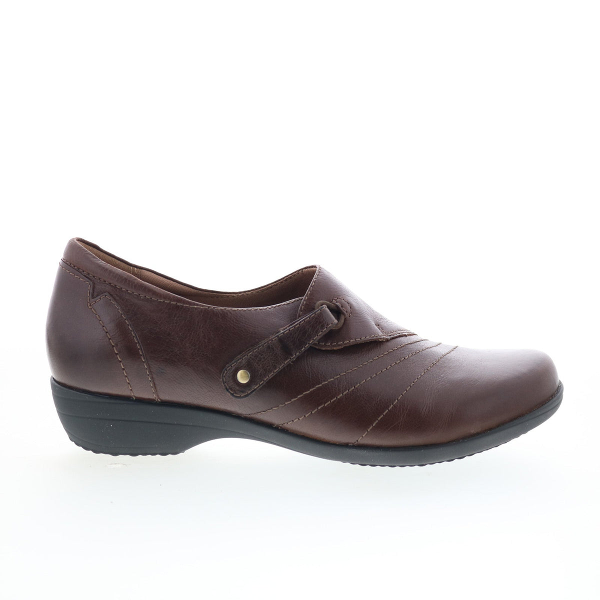 Dansko Franny 5501-690200 Womens Brown Leather Mary Jane Flats Shoes