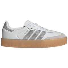 Adidas Originals Women's White/Silver Metallic Sambae Sneakers, IH4046