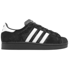 Adidas Originals Women's Black/Pony Hair Superstar 2 Sneakers, JH9475 (No Box)