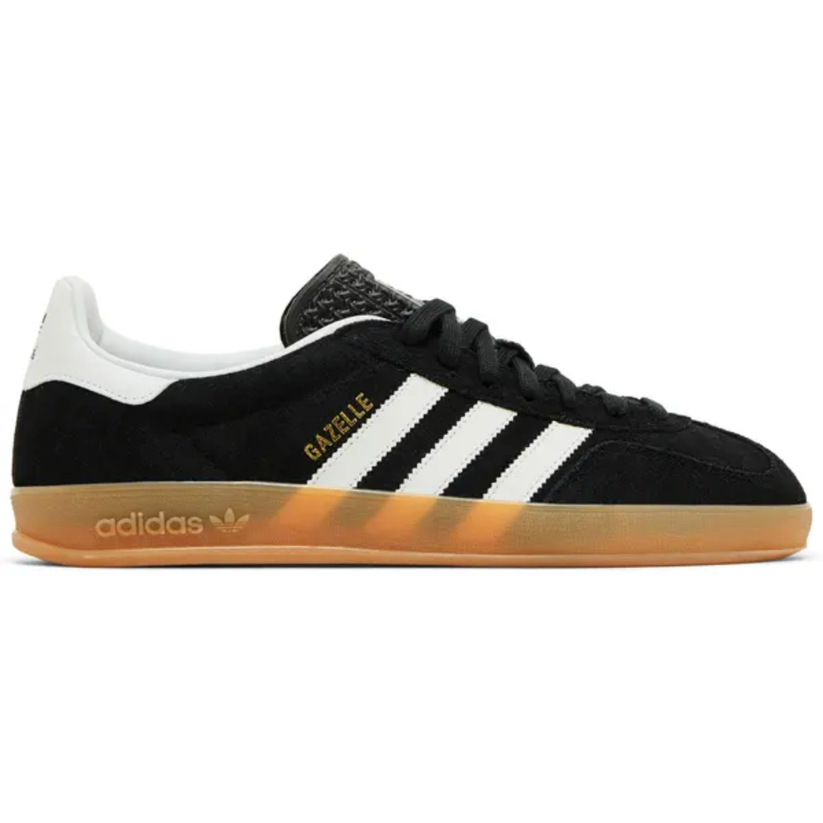 Adidas Originals Men's Black Gazelle Indoor Sneakers, JI2060 (No Box)