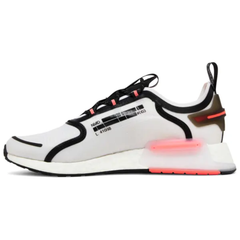 Adidas Men's White/Silver/Black NMD_V3 Sneakers, GW1860 (No Box)