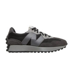 New Balance Men's Black 327 Sneakers, MS327GRM