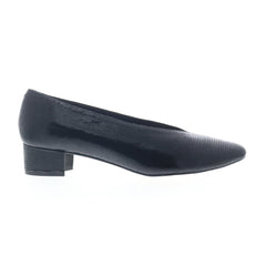 Ros Hommerson Haviland 75079-P1 Womens Black Leather Pumps Heels Shoes