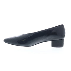 Ros Hommerson Haviland 75079-P1 Womens Black Leather Pumps Heels Shoes