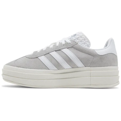 Adidas Originals Women's Grey Gazelle Bold Sneakers, HQ6893 (No Box)