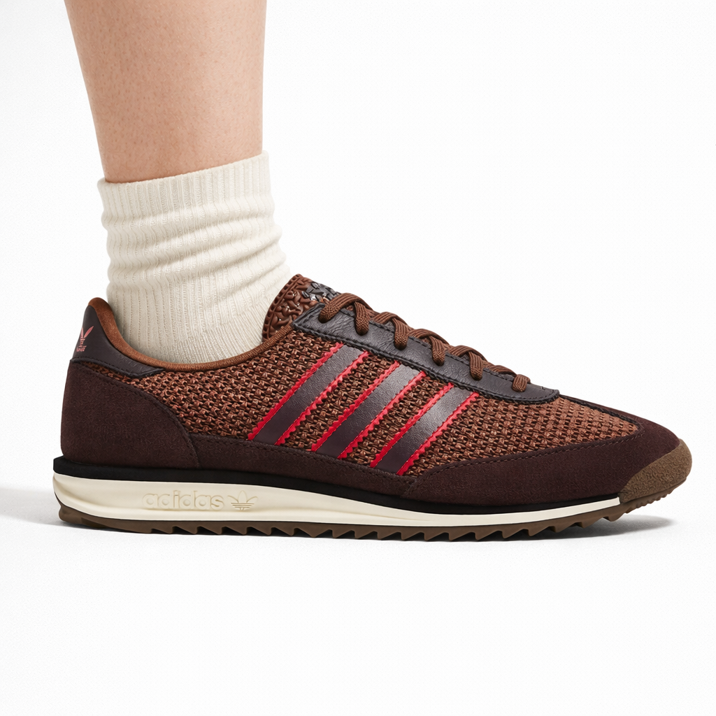 Adidas Originals Women's Brown SL 72 OG Sneakers, JI0191