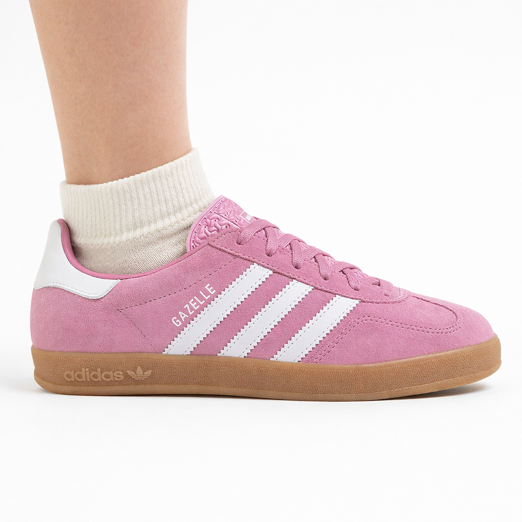 Adidas Originals Women's Pink Gazelle Indoor Sneakers, JS1395