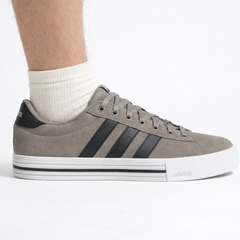Adidas Men's Grey/Black Daily 4.0 Sneakers, IF4505 (No Box)