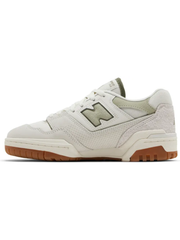New Balance Women's 550 Chunky Sneakers, White Olive Gum, BBW550FO