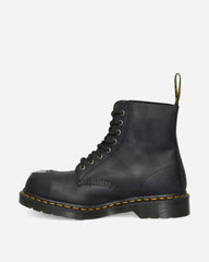 1460 Metal Toe Leather Boots Black