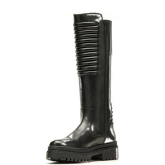 Harley-Davidson Kamton 13" D87216 Womens Black Leather Motorcycle Boots