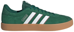 Adidas Men's VL Court Sneakers, Dark Green / Cloud White / Collegiate Burgundy, IH4790