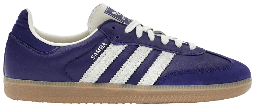 Adidas Originals Women's Samba OG Sneakers, Cpurpl / Crewht / Gum3, JI2736