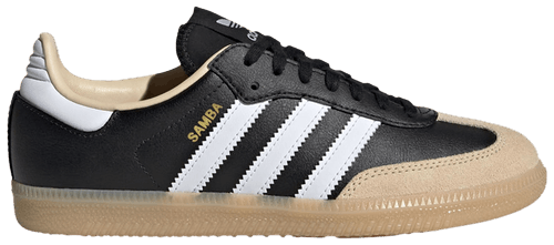 Adidas Samba OG J Sneakers, Core Black / Cloud White / Gum, JQ8555