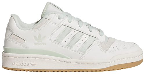 Adidas Originals Women's White/Linen Green Forum Sneakers, JR0475