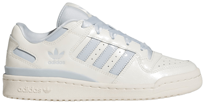 Adidas Wmns Forum Low CL 'Off White Halo Blue Patent', JR0498