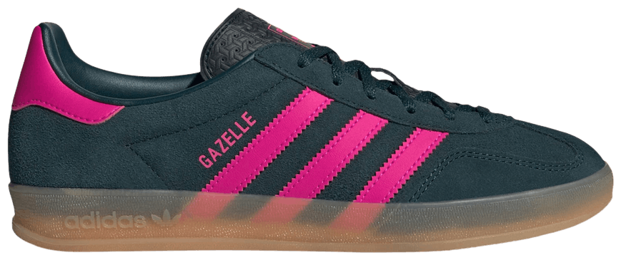 Adidas Originals  Women's Gazelle Indoor Shoes, Green, JS1416