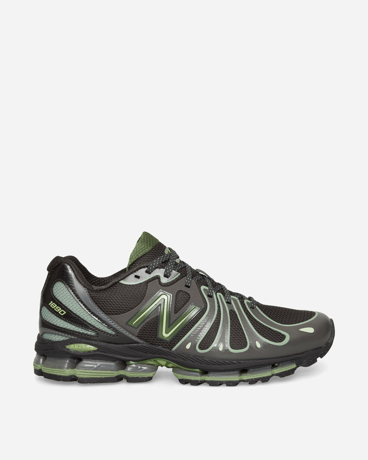 ABZORB 1890 Sneakers Faded Black / Utility Green