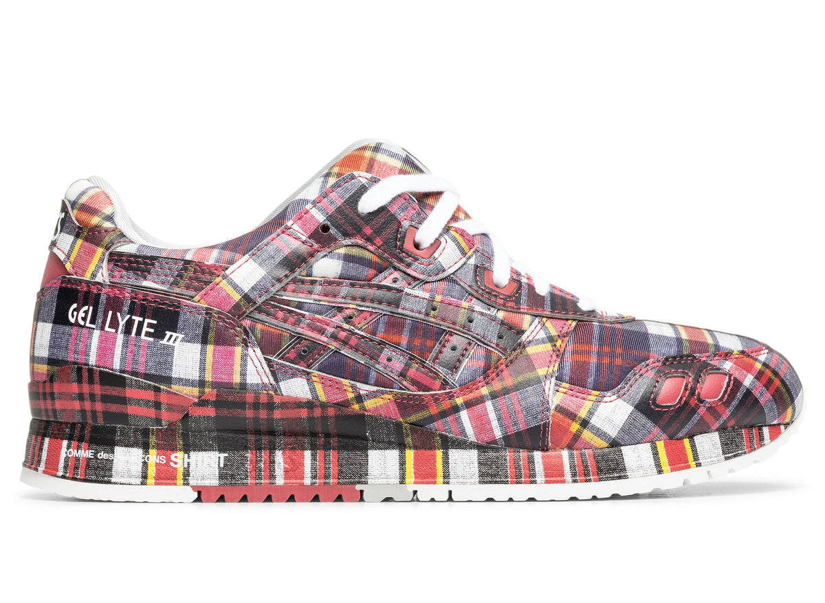 Comme des Garçons SHIRT x ASICS Gel Lyte III in Red
