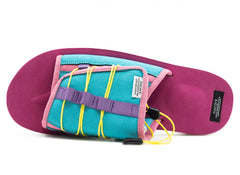 Suicoke Olas-Ecs Sandals 'Turquoise/Pink'