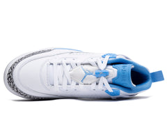 Jordan Spizike Low in White / University Blue