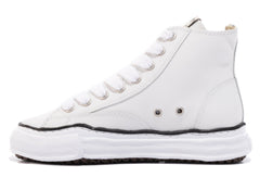 Maison Mihara Yasuhiro High Top Lace Up Sneaker in White