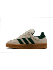 Adidas Originals Men's Samba Sneakers, Putty Grey / Collegiate Green / Gum, JI3197
