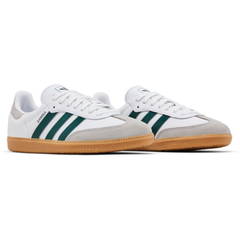 Adidas Originals Women's White/Collegiate Green Samba OG, JI2724