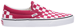 Vans Men's Classic Slip‑On Canvas Sneakers, Cerise, VN0A4U38XOC