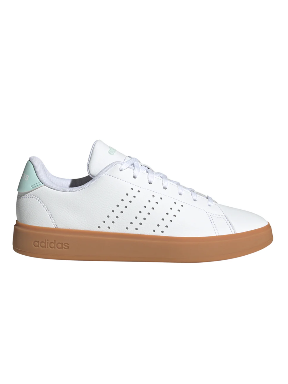 Adidas Women's Advantage Sneakers, Cloud White / Cloud White / Halo Mint, JH6855