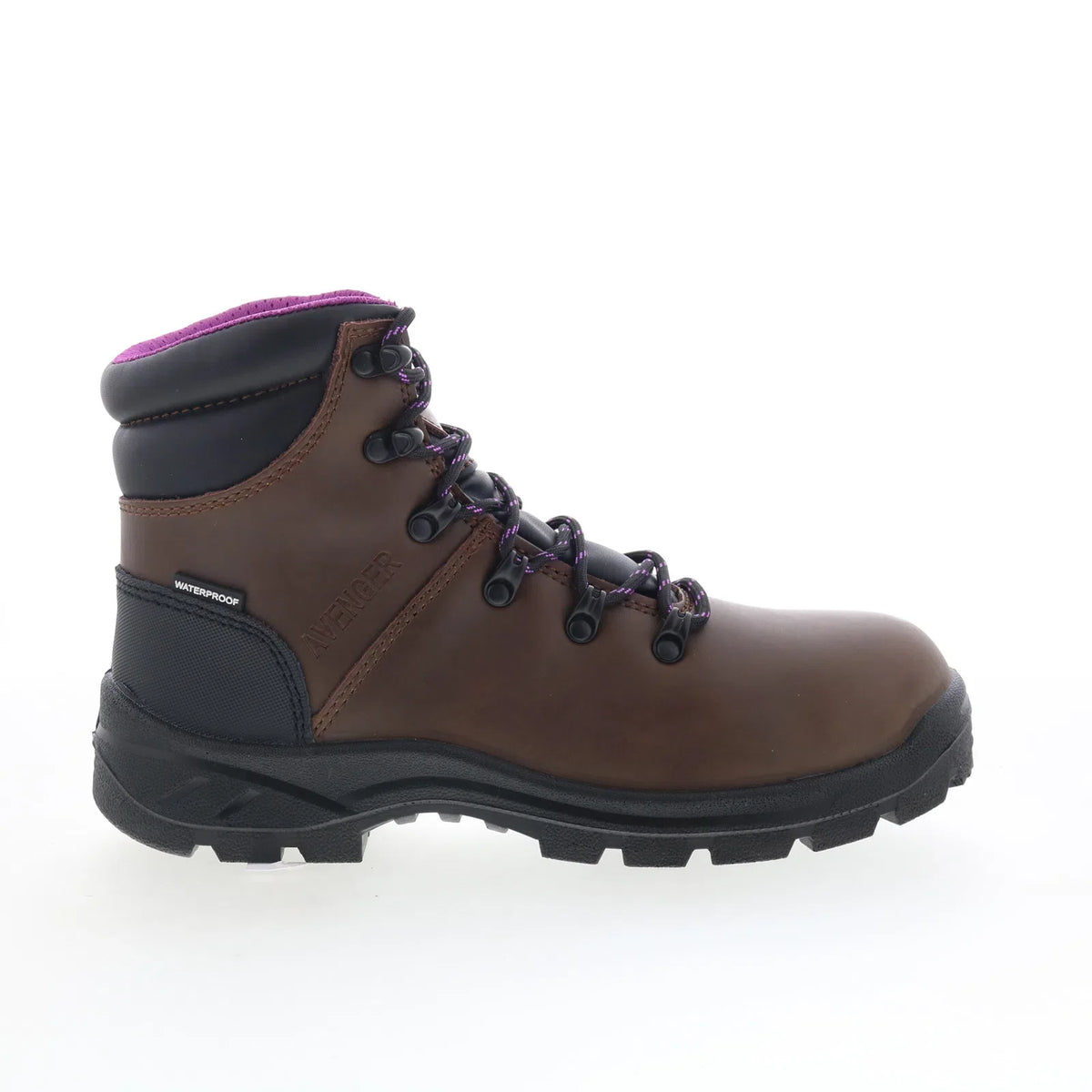 Avenger Builder Mid Soft Toe EH WP A8675 Womens Brown Work & Safety Boots