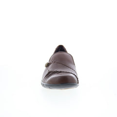 Cobb Hill Paulette CAG01BR Womens Brown Extra Wide Loafer Flats Shoes