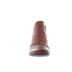 Cobb Hill Laurel New Bootie CJ3159 Womens Brown Ankle & Booties Boots