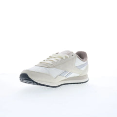 Reebok Classic AZ Womens White Suede Lace Up Lifestyle Sneakers Shoes