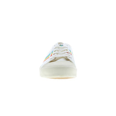 Gola Coaster Rainbow Stitch CLB327 Womens White Lifestyle Sneakers Shoes