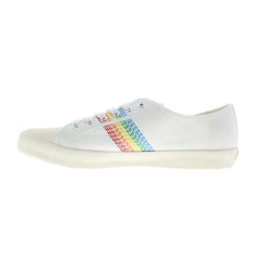 Gola Coaster Rainbow Stitch CLB327 Womens White Lifestyle Sneakers Shoes