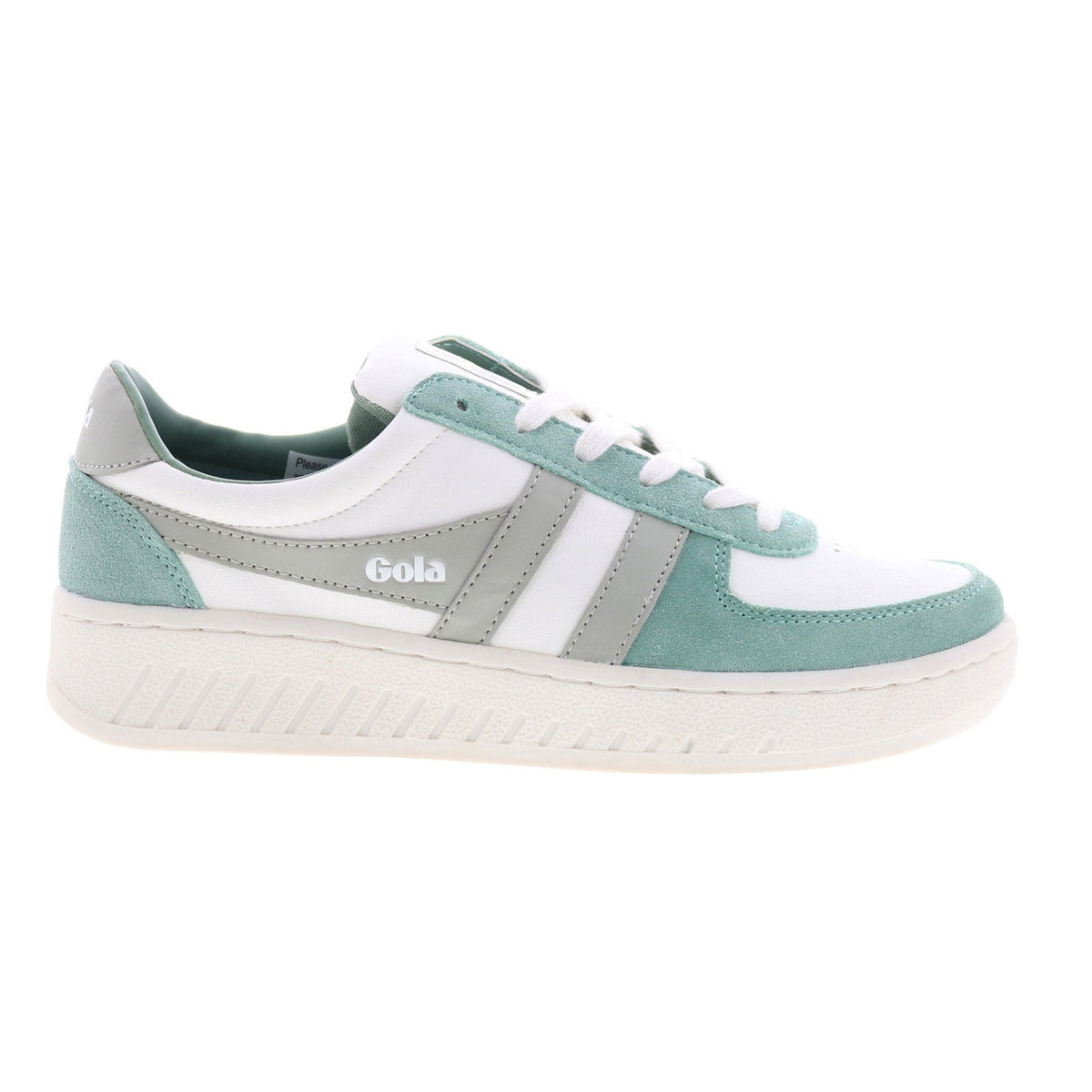 Gola Grandslam Pure CLB331 Womens White Suede Lifestyle Sneakers Shoes