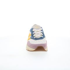 Gola Saturn Quadrant CLB521 Womens Beige Suede Lifestyle Sneakers Shoes