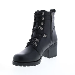 Harley-Davidson Marinda 5" Lace D84760 Womens Black Leather Motorcycle Boots