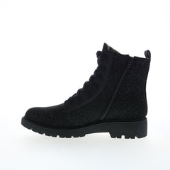 Eurosoft by Sofft Blaike ES0025501 Womens Black Canvas Casual Dress Boots
