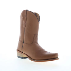 Jama Old West Western Boots 18147 Womens Brown Leather Cowboy Western Boots