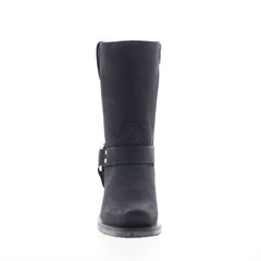 Jama Old West Harness Boot MB2058L Womens Black Leather Western Boots